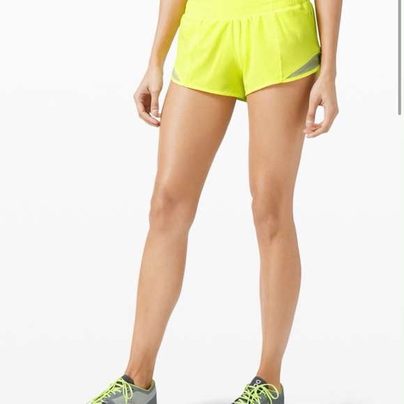 Electric Lemon Lululemon Shorts
